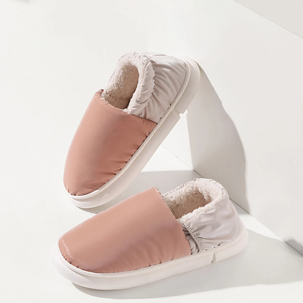 Unisex Rechargeable Foot Warmer with 3 Heating Levels USB Heated Slippers House Shoes Home Cotton Shoes for Winter 2