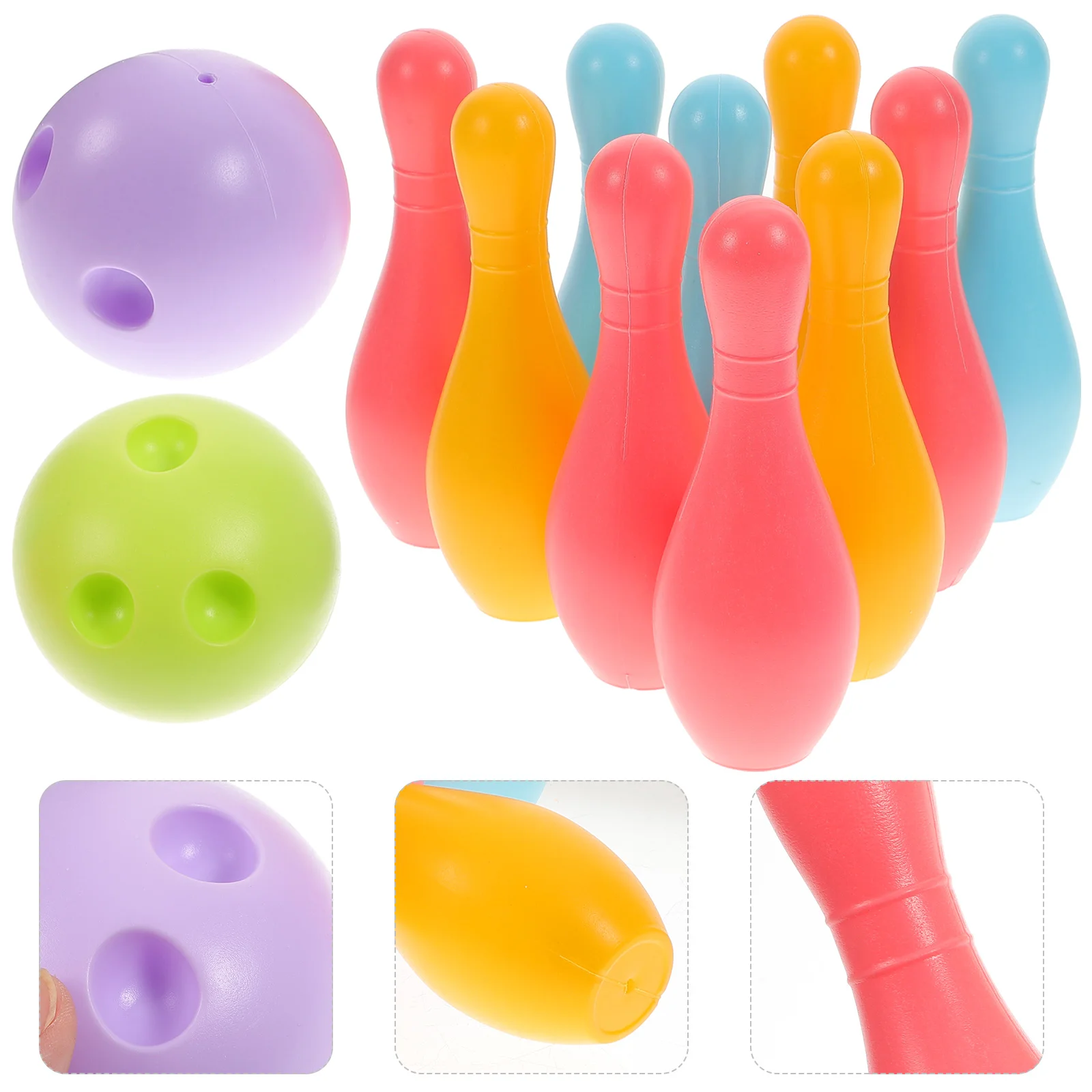 Bowling Ball Toy for Children Toddler Casual Plastic Game Toddlers Baby Kid Toys