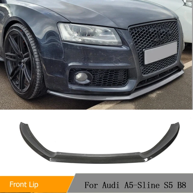 Car Front Lip Spoiler Chin Front Bumper Guard for Audi A5 Sline S5 B8  2008-2011 Car Tuning Parts Carbon Fiber Front Lip - AliExpress