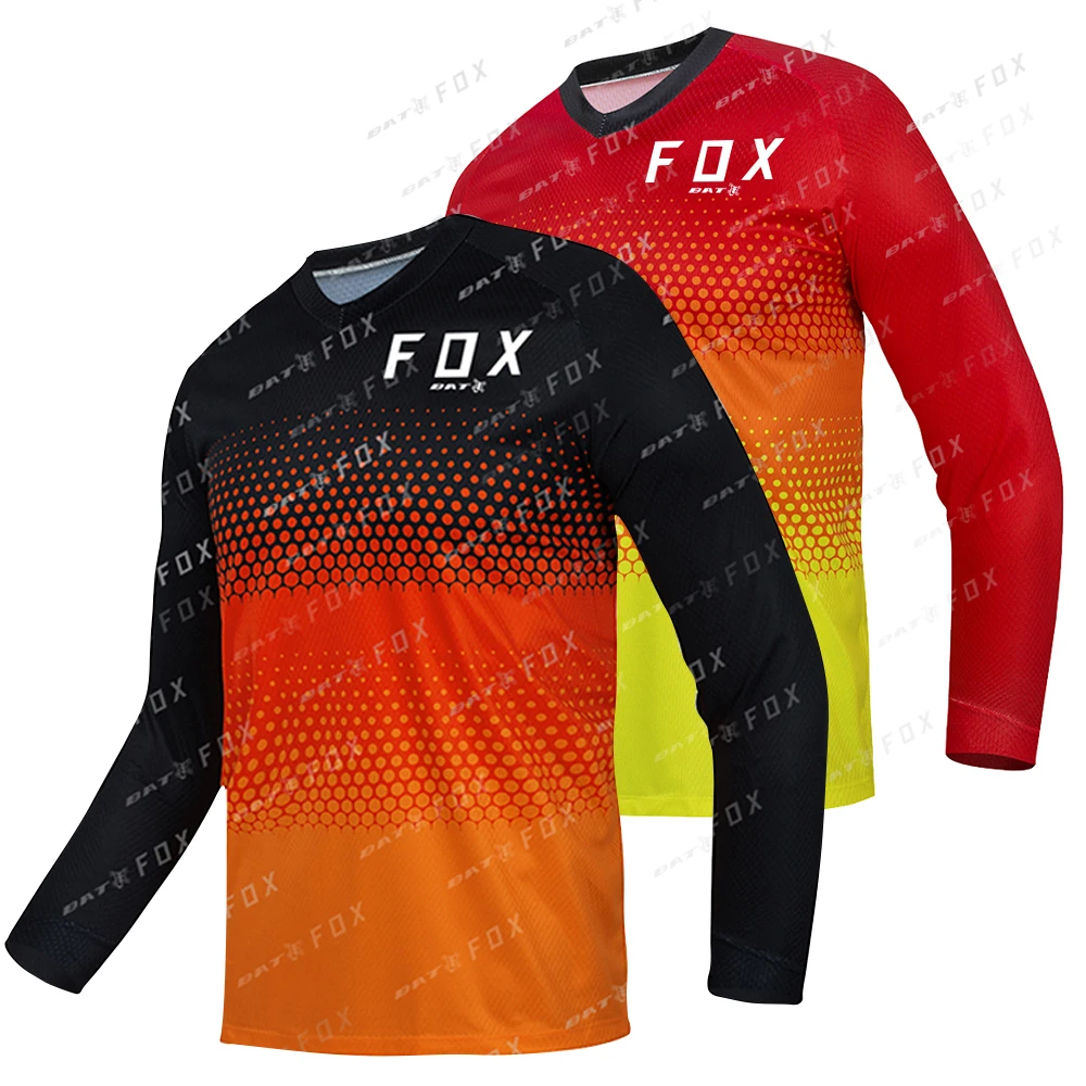 

Men's BAT FOX Downhill Bike Jersey Racing Motorcycle Offroad DH Jersey Camiseta Motocross T-Shirt Maillot Ciclismo Hombre