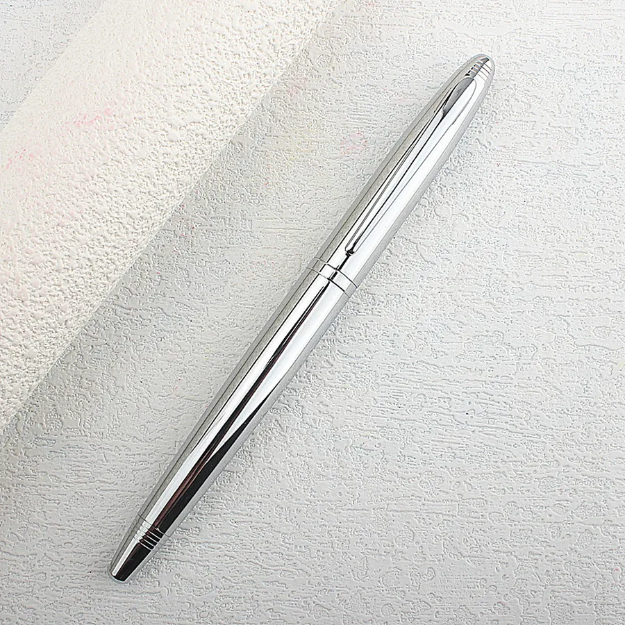 قلم حبر معدني من الفولاذ المقاوم للصدأ بنك الاستثم...