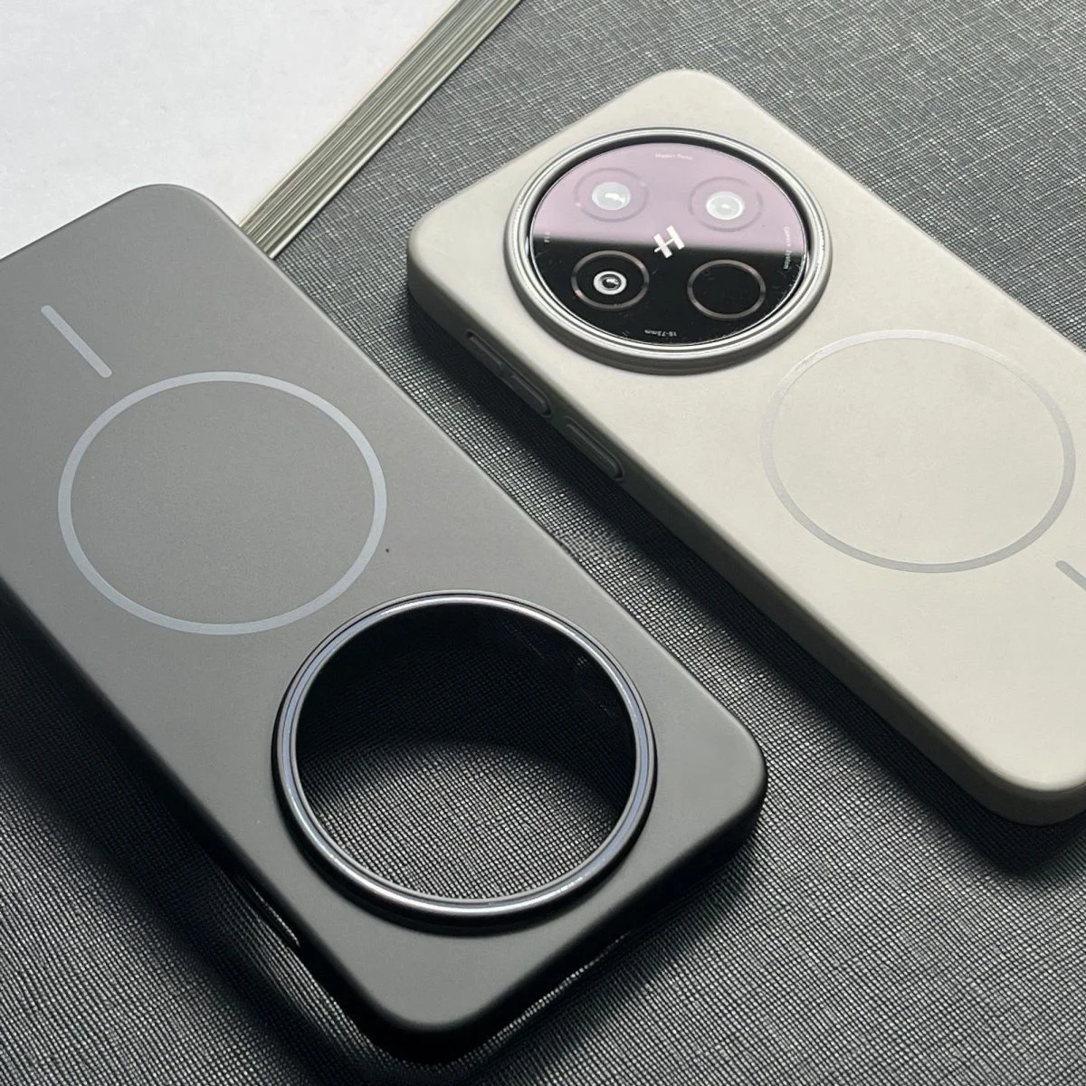 Sleek Magnetic Wireless Charging Protective Back Cover Case - Hard PC Slim Shell