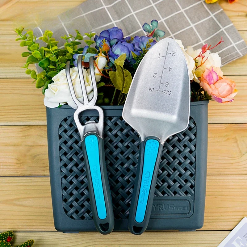 Small shovel for planting flowers, growing flowers, roses, loosening soil, household potted plants, gardening tools storage set