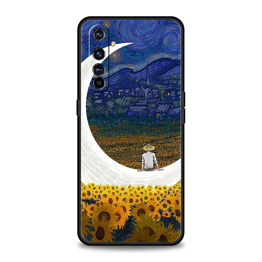 Van Gogh Sunflowers & Starry Night Artistic Phone Case Cover