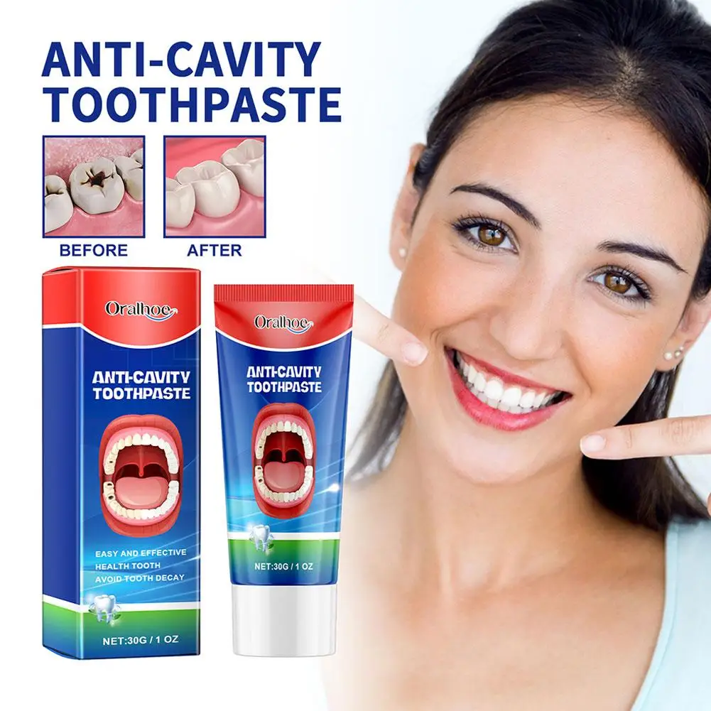 Anti Decay Toothpaste Dental Caries Repair Cream Decay Protect Teeth Remove Plaque Toothache Relieve Periodontitis 3PCS teeth whitening product teeth whitening essence tooth powder