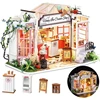 Diy Mini Dollhouse Set for Adults to Build Tiny House Model Gift for Home Decors 2