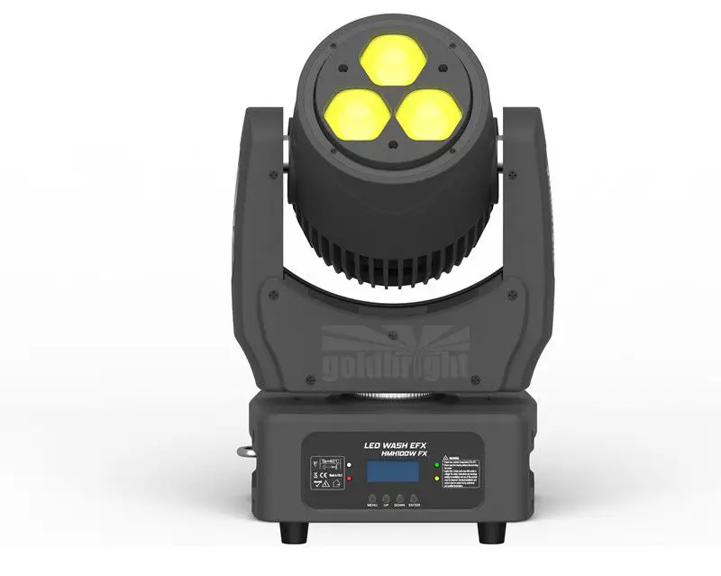 

Goldbright LED 3x40W RGBW Moving Head Light Zoon For Theater/Concerts