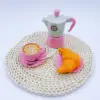 Children Play House Toy Simulation Coffee Snack Set Meal Italian Coffee Toy 5
