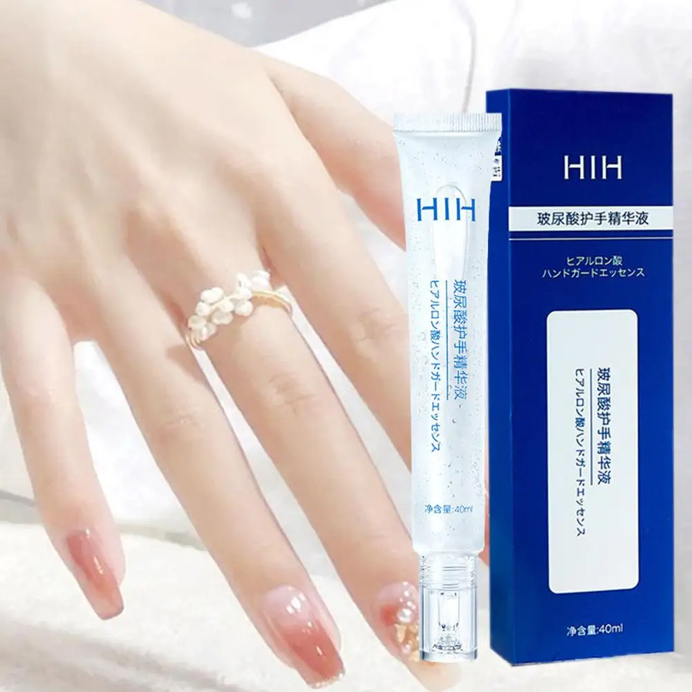 

40ml Hyaluronic Acid Hand Essence Hand Moisturizing Softening Non-Greasy Anti Hand Dry Cream Serum Cracking A8F0