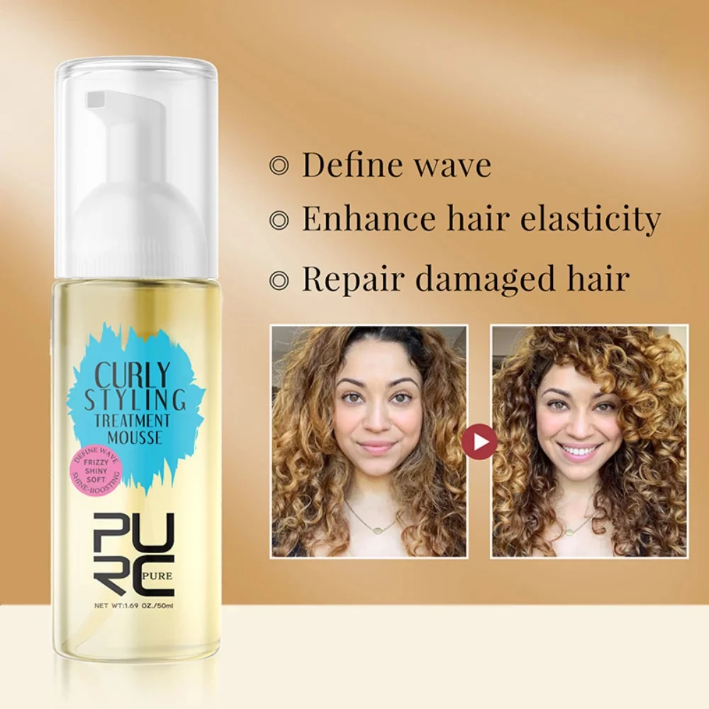 Curling Element Elastin Gel Cream Curling Hair Moisture Setting Hair Care Mousse Conditioner Treatment