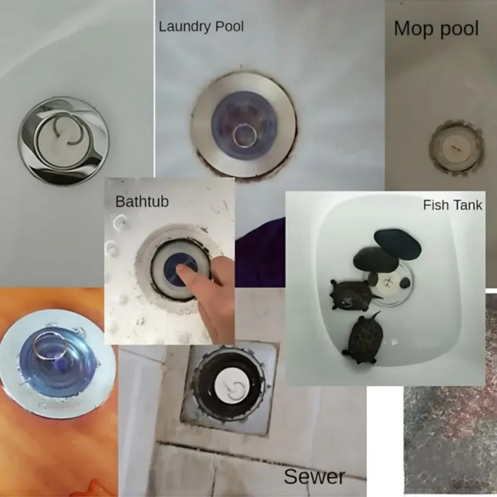 Description Picture 6 of item1-20pcs Bathroom Bathtub Plug Mop Pool Plug Laundry Pool Plug Bath Stopper Plug Rubber Sink Strainer Kitchen Tool Accessories