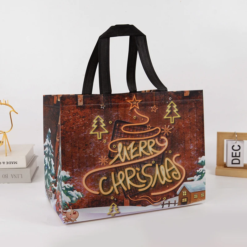 thumbnail image 1 of Bolsa de regalo de Navidad, Papá Noel, muñeco de nieve, bolsa de embalaje para regalo de dulces, 2024, decoración para el hogar, fiesta de Navidad, Navidad Noel 2025, Año Nuevo, 1 of 5