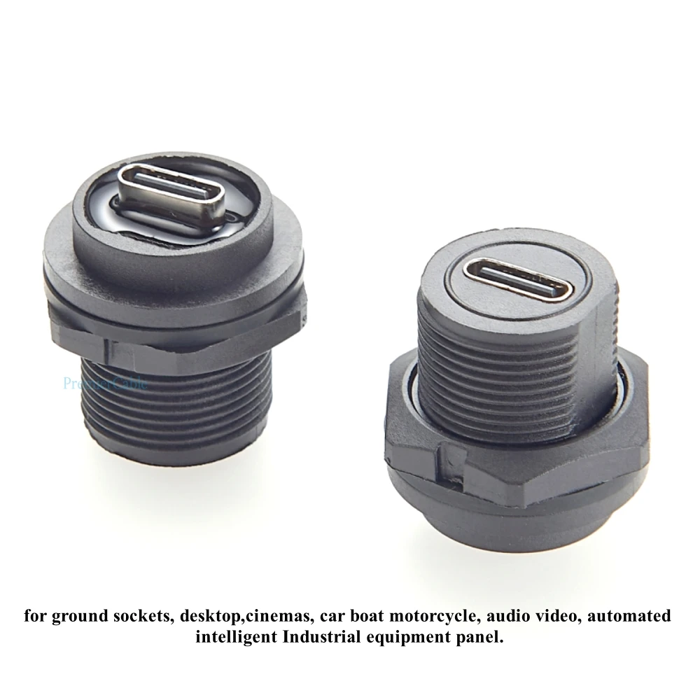 Adattatore USB-C Femmina-Femmina Per Montaggio A Pannello - USB 3.1, Trasmissione 5 Gbps, Plug And Play - Foto 10