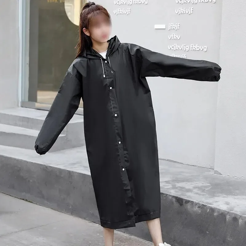 1piece EVA Unisex Raincoat Thickened Raincoat Women Waterproof Men Camping Waterproof Rainwear Suit raincoat poncho