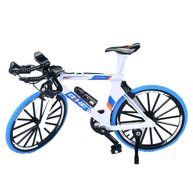 Finger Bike Toys 1:8 Colorful Alloy Diecast Mini Mountain Bike For Boys