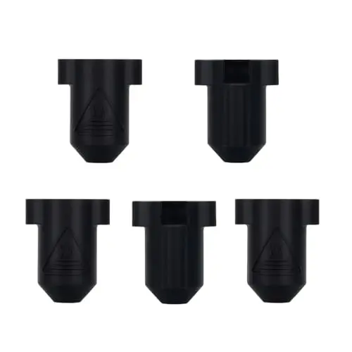 

5-Pack K1 Silicone Cover Socks 300C high Temperature Sleeve F Creality K1/MAX Ceramic Heating Block Parts Accessories (Black)