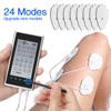 Electric Tens Muscle Stimulator 24 Mode Ems Acupuncture Face Body Massager Digital Therapy Herald Massage Tool Electrostimulator 2