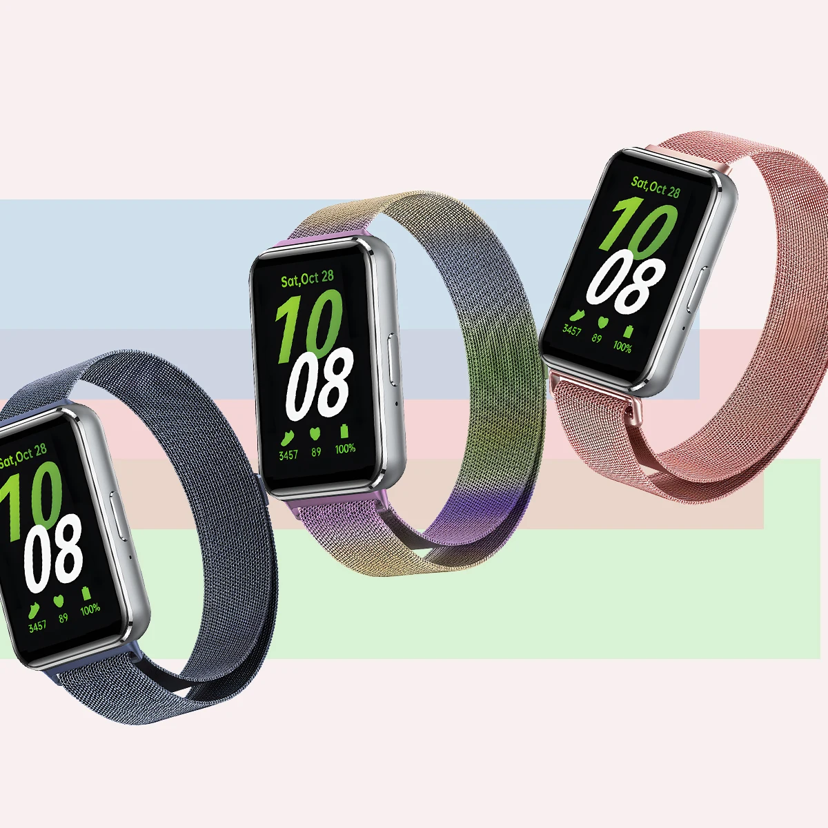Stainless Steel Milanese Loop Magnetic Bracelet Wristband