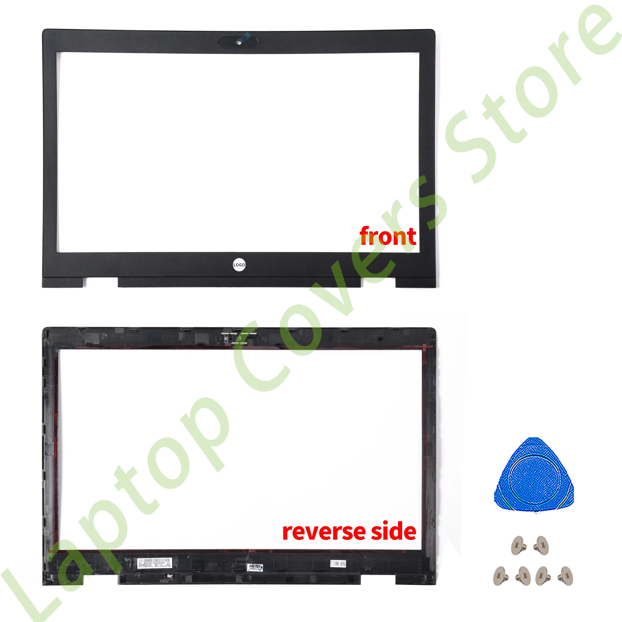 HP Probook 650 G4 G5 655 G4/G5 용 PC 케이스, 논터치 LCD 후면 커버 뚜껑, 후면 상단 전면 베젤 경첩, 노트북 실버 교체, 신제품