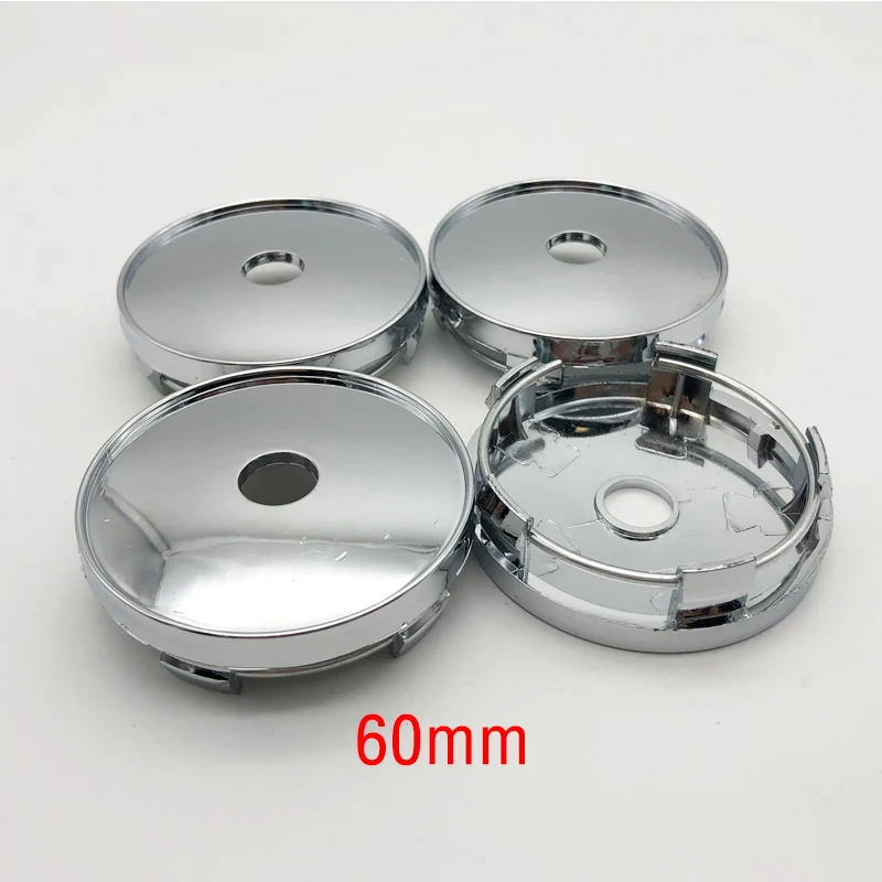 4pcs Car Blank Wheel Hub Center Caps 56mm 60mm 65mm 68mm Rim Cover