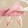 1PCS Bathroom Fabric Clothes Clip Foldable Travel Travel Drying Underwear Socks Small Clip Travel Drying Rack Portable 5