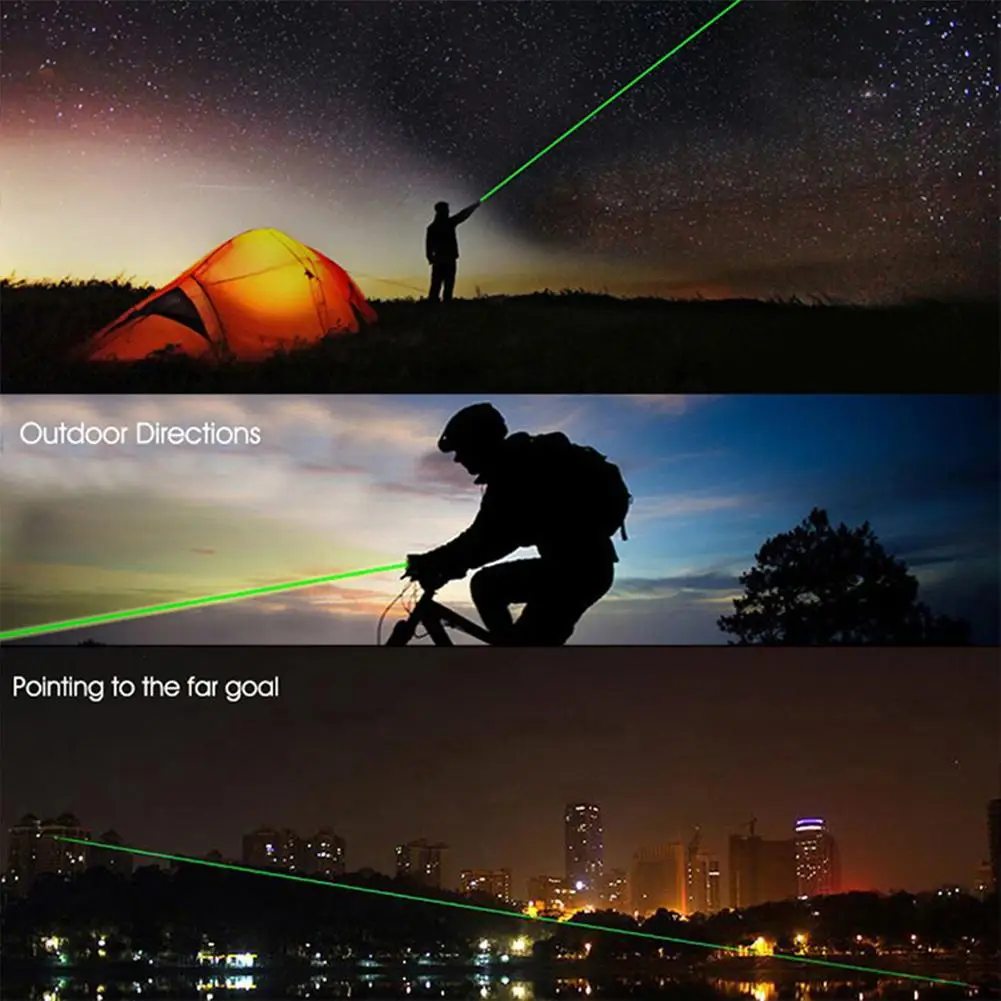 5MW 650nm Green Laser Pen Black Strong Visible Light Beam Laserpointer  3colors Powerful Military Laster Pointer