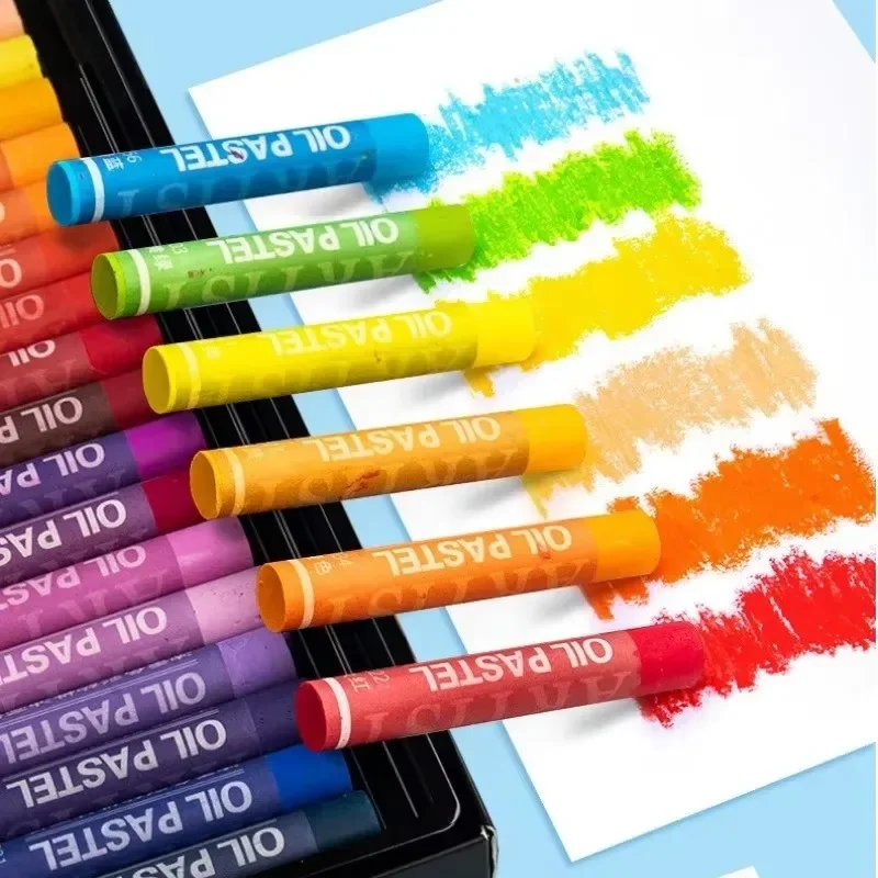 12/25/38/50Color Oil Pastel Set Professional Soft Painting Crayons Artists Student Beginner Drawing Graffiti Art School Supplies 3
