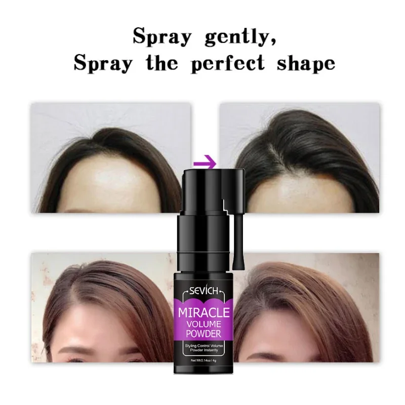 Fluffy Hair Powder Volume Up Hair Styling Powder 360° Rotatate Spray Refreshing Remove Oil Modeling Men Womens Hairdressing Tool 3