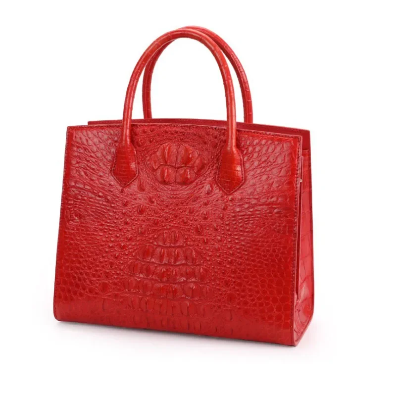 hujingsha Ladies handbag the new crocodile bag for ladies has a large capacity multi-colored ladies cross-body women handbag