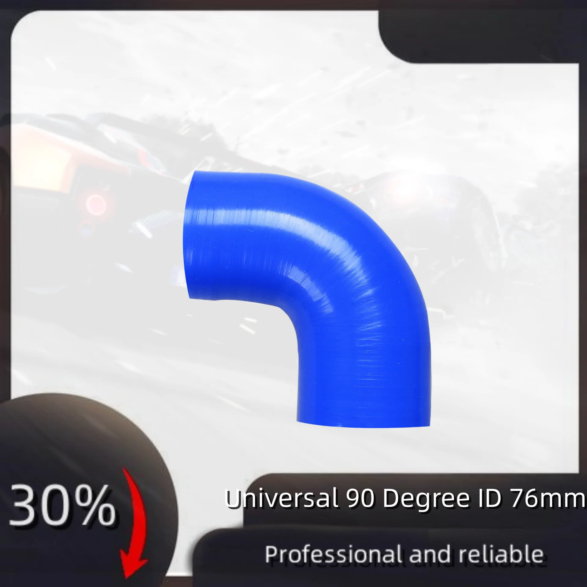 

Universal 90 Degree ID 76mm Elbow Silicone Hose For Coupler Reducer Auto Engine Turbo Cooling Radiator Intake Piping
