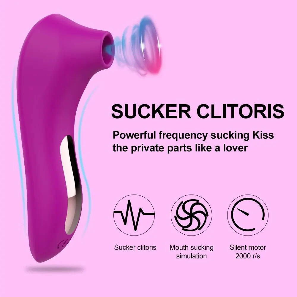 Adult Female Sucker Vibrator Clitoris Sucking Clit Oral Vacuum Stimulator Nipple Vagina Sex Toys Masturbator