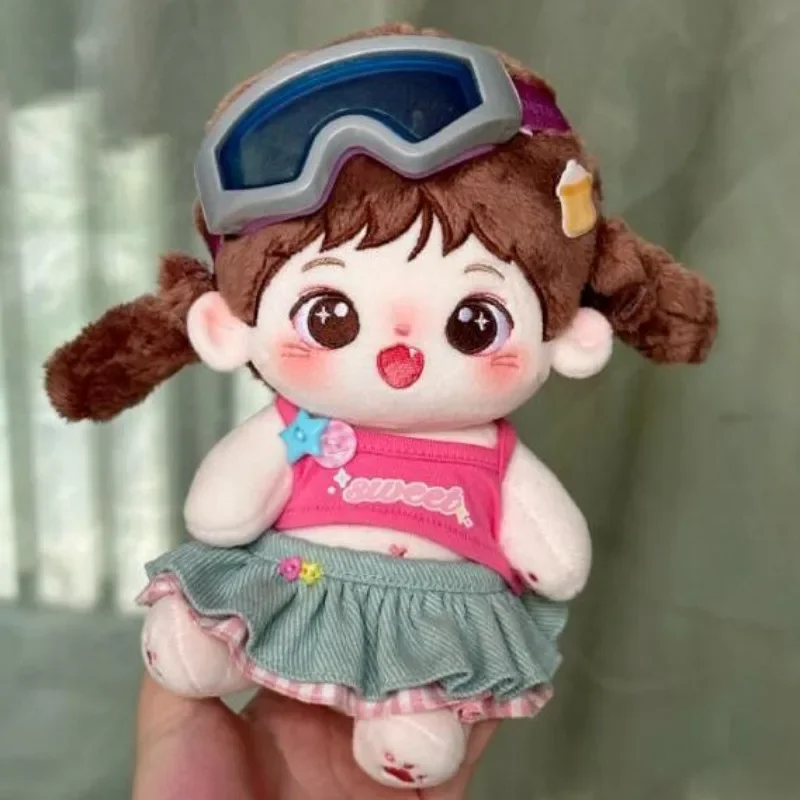 20cm cotton doll clothing skirt+tank top dopamine doll clothing matching 5