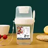 Breakfast Oatmeal Cereal Nut Yogurt Salad Cup Seal Container Set With Fork Sauce Cup Lid Bento Tuppers Food Taper Bowl Lunch Box 4