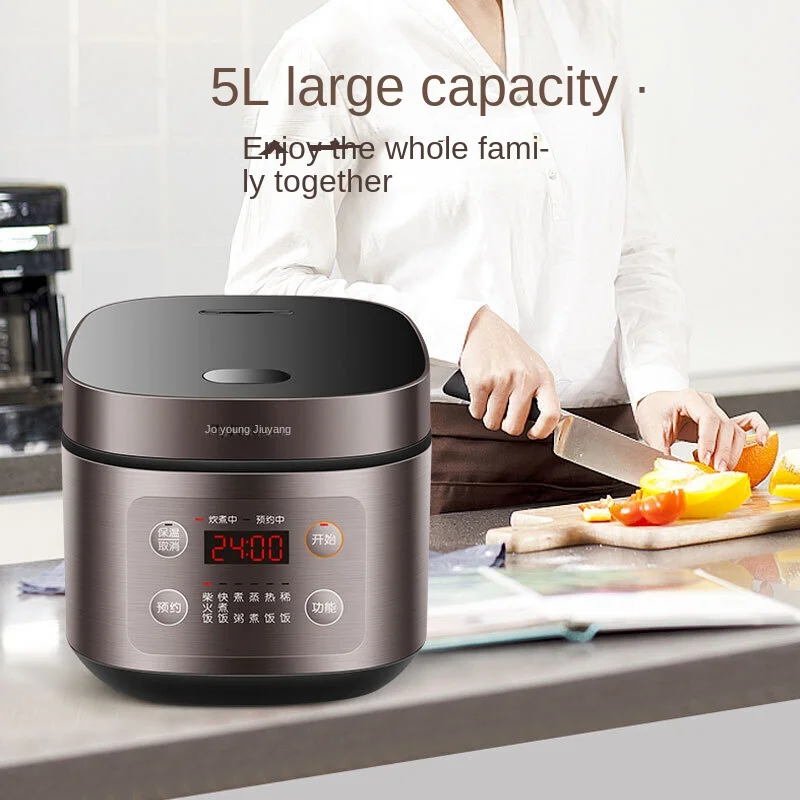 Joyoung5L Home Electric Rice Pot, Large Fire Firewood, Intelligent Reservation, Multifunctional Stewing and Boiling of Rice intelligent pulse igniter usb charging bbq lighter electric arc bbq igniter pulsed arc ignition fire starter windproof flameless usb rechargeable lighter 360 degree bendable soft tube