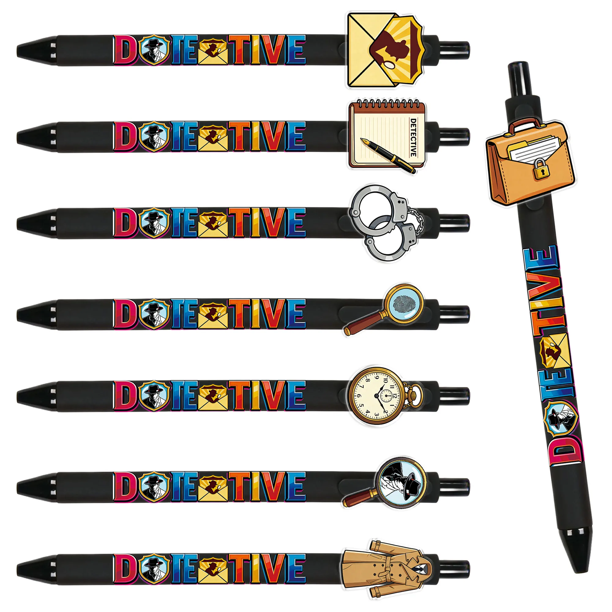 Detective-Themed Exclusive Ballpoint Pen Set