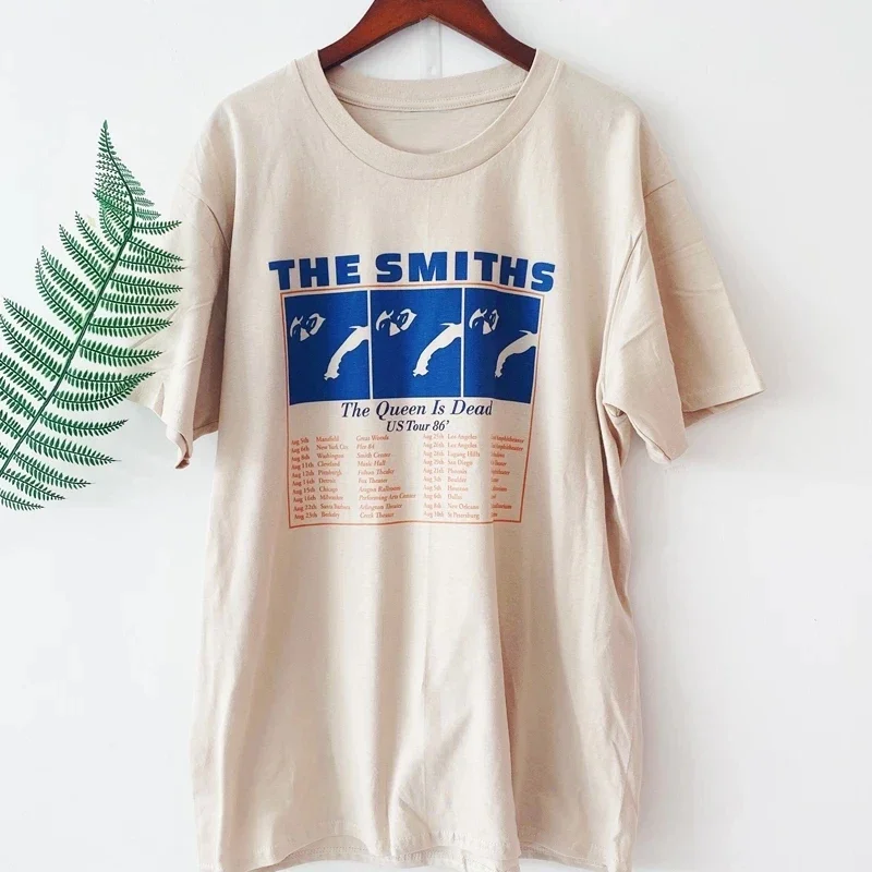 The Smiths T-Shirt Tops Tees  Retro Women Pop Indie Punk Rock Band Morrissey  New Men's T Shirt 3