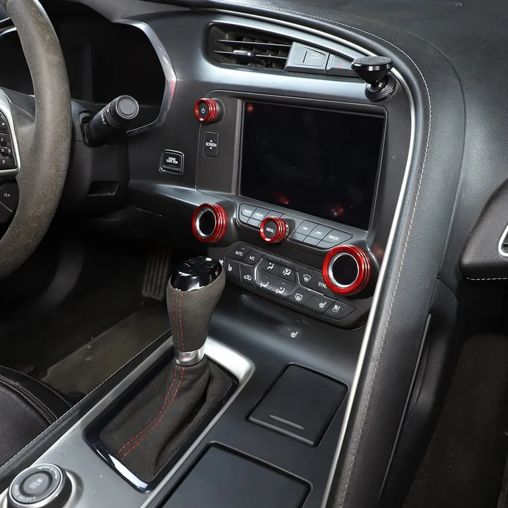 Chevrolet Corvette C7 2014-2019  ߾ ܼ AC   ư ġ Ŀ Ʈ, ׼, 