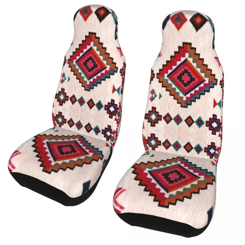 

Bohemian Traditional Moroccan Universal Car Seat Cover Protector Interior Accessories For All Car Seat Cushion Polyester Hunting