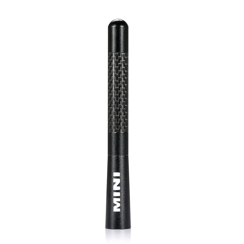 미니 자동차 지붕 안테나 범용 장식 탄소 섬유 항공 R55 R56 R60 R50 R53 F55 F56 F60 스타일링 액세서리