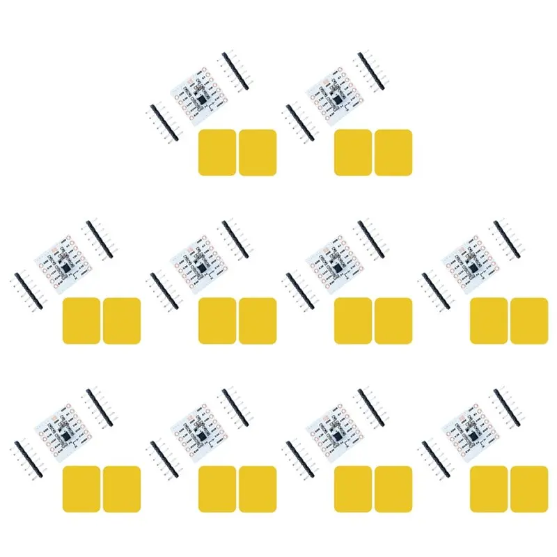 Slimevr 트래커 및 Smol 슬라임 트래커용 T23C 호환 10PCS LSM6DSV+ QMC6309 모듈 교체 ICM-45686+ QMC6309 Mo