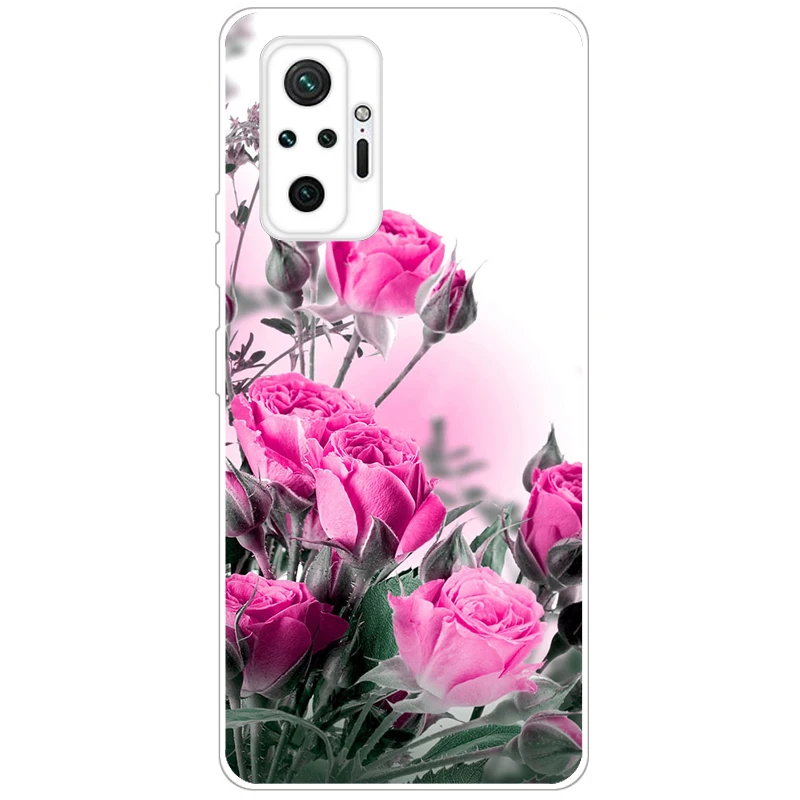 thumbnail image 1 of Funda para Xiaomi Redmi Note 10 Funda Note 10S Silicona Suave TPU Fundas Cover para Redmi Note 10 Pro Versión Global Teléfono Bumper, 1 of 5