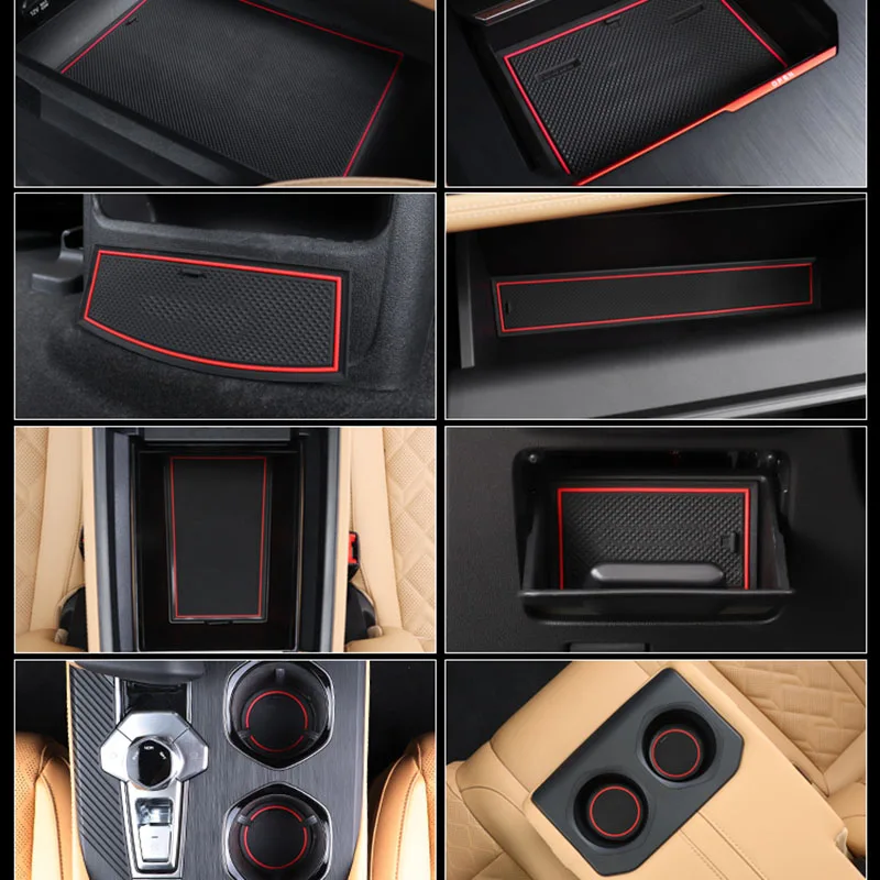 

18pcs for Changan UNI-K 2021-2023 UNIK Storage Slot Pad Water Cup Gate Slot Non-slip Mat