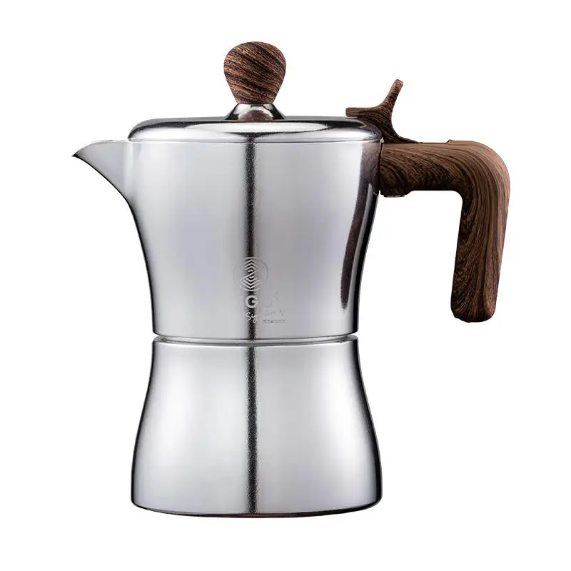Cafetera italiana de aluminio Moca, jarra de café portátil, hervidor de  café Espresso, accesorios - AliExpress