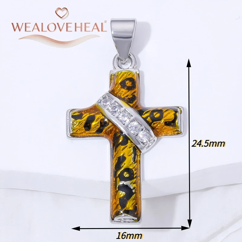 anhänger schmuckherstellung,Eleganter 18K vergoldeter Messing-Kreuzanhänger, mit weißer Muschel-Einlage, religiöser Charm, modische Halsketten-Schmuckkomponente für Bastelarbeiten – Detail 24