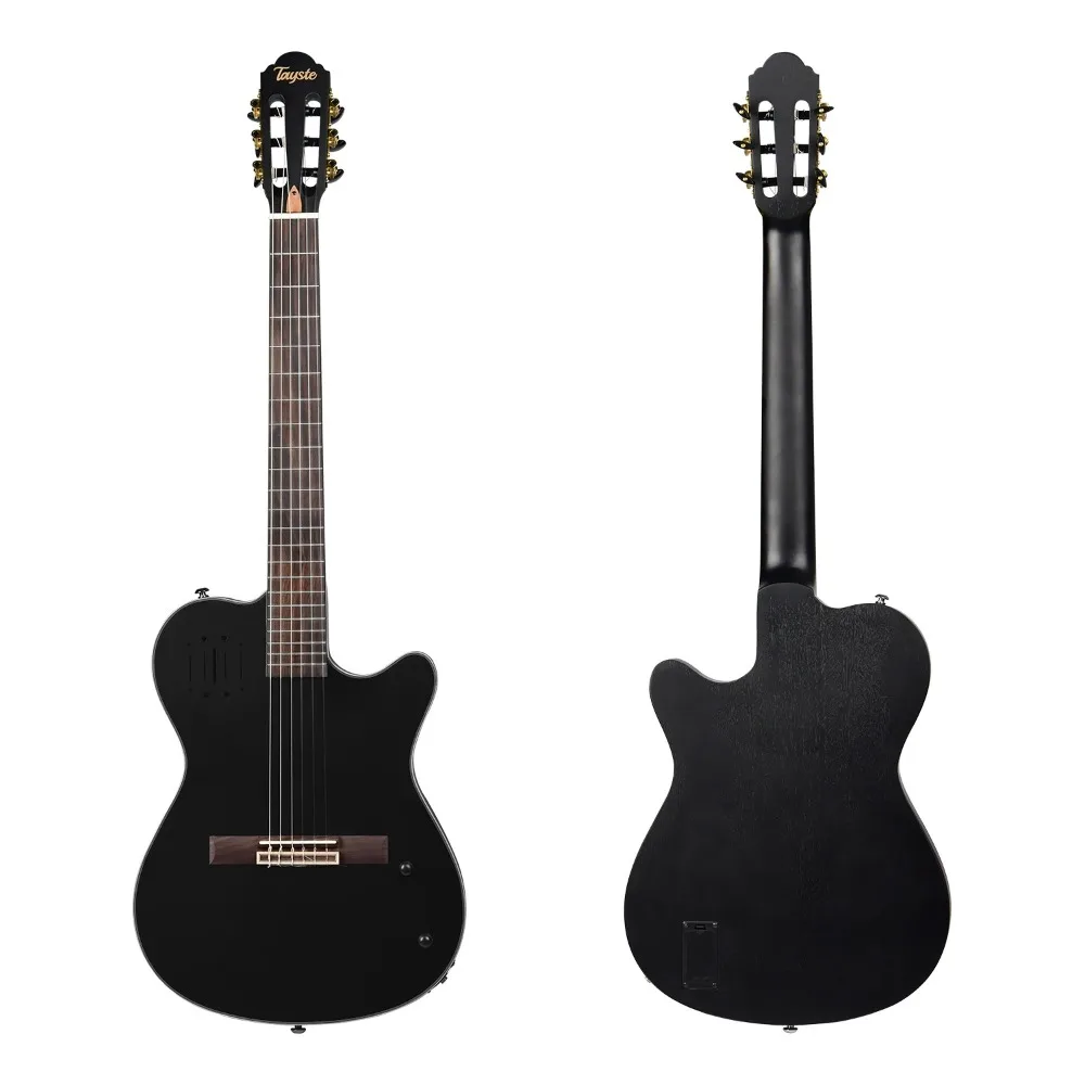 Silent Classical Guitar Electric 39-inch Spruce Top Semi