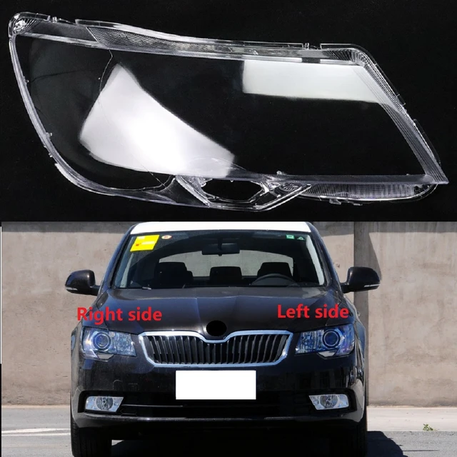 Car Headlight Cover For Skoda Superb 2013 2014 2015 Plastic