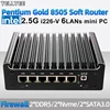 Intel Pentium Gold 8505 Soft Router 6 Lans i226-V 2.5G Fanless Mini PC COM HD DP USB Type-C DDR5 SATA pfSense Firewall Appliance 1