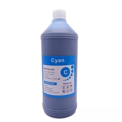 High-Capacity Refill Dye Ink Kit - 1000ML (1KG) Black, Cyan, Magenta, Yellow (C (Cyan) 1000ML)
