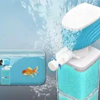 Sponge Filter Aquarium Internal Filter Water Purification Multi-functional Fish Tank Water Pump Wave Make Stool Sucker Air Pump 2