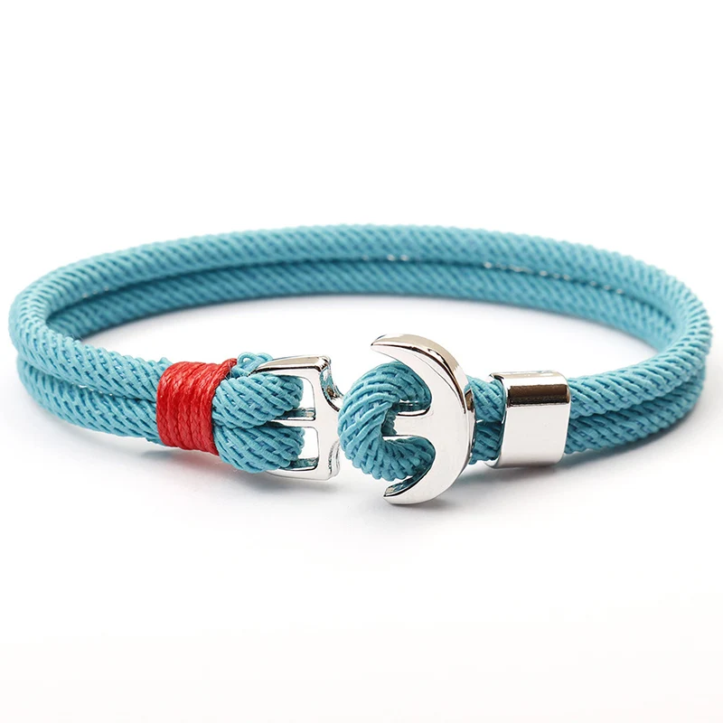 Men Milan Rope Nautical Anchor Bracelet